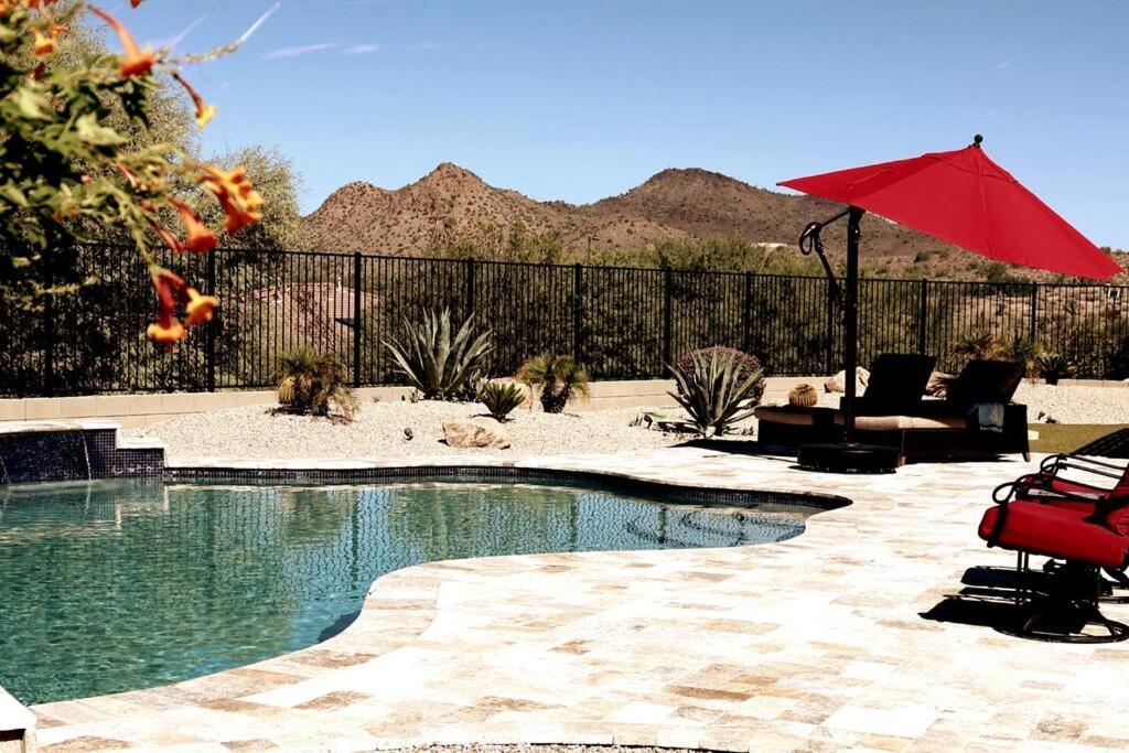 Phoenix Home With Heated Pool, Desert Views & Hot Tub Anthem Eksteriør billede